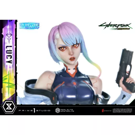 Cyberpunk: Edgerunners Real Elite Masterline Series Statue 1/4 Deluxe Bonus Version 50 cm