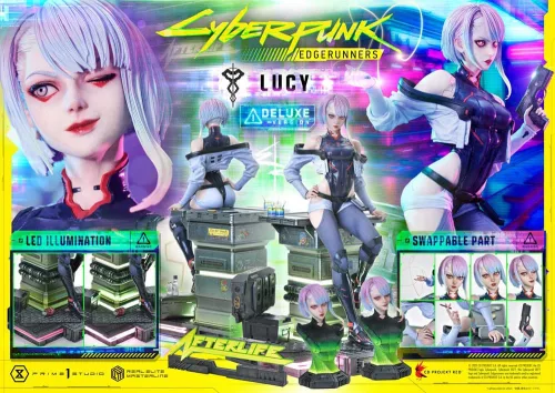 Cyberpunk: Edgerunners Real Elite Masterline Series Statue 1/4 Lucy Deluxe Version 50 cm