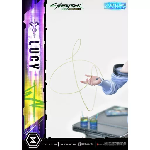 Cyberpunk: Edgerunners Real Elite Masterline Series Statue 1/4 Lucy Deluxe Version 50 cm