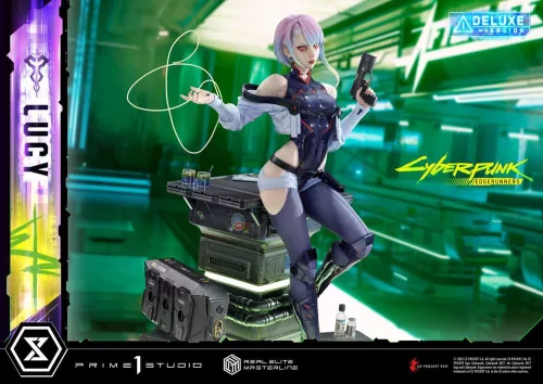 Cyberpunk: Edgerunners Real Elite Masterline Series Statue 1/4 Lucy Deluxe Version 50 cm