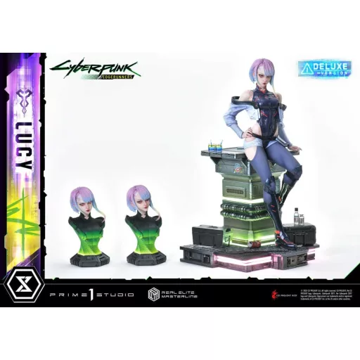 Cyberpunk: Edgerunners Real Elite Masterline Series Statue 1/4 Lucy Deluxe Version 50 cm