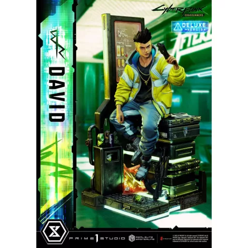 Cyberpunk: Edgerunners Real Elite Masterline Series Statue 1/4 David Deluxe Bonus Version 58 cm