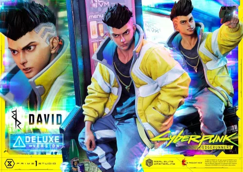 Cyberpunk: Edgerunners Real Elite Masterline Series Statue 1/4 David Deluxe Bonus Version 58 cm