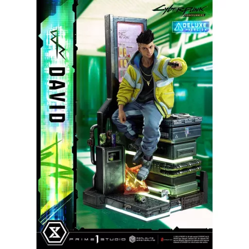 Cyberpunk: Edgerunners Real Elite Masterline Series Statue 1/4 David Deluxe Bonus Version 58 cm