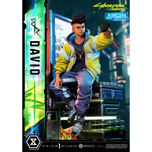 Cyberpunk: Edgerunners Real Elite Masterline Series Statue 1/4 David Bonus Version 58 cm