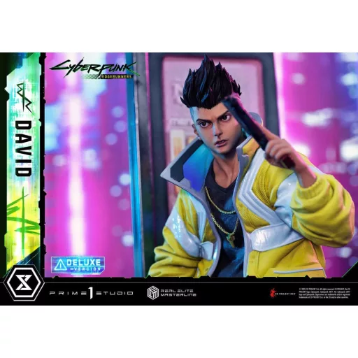 Cyberpunk: Edgerunners Real Elite Masterline Series Statue 1/4 David Bonus Version 58 cm