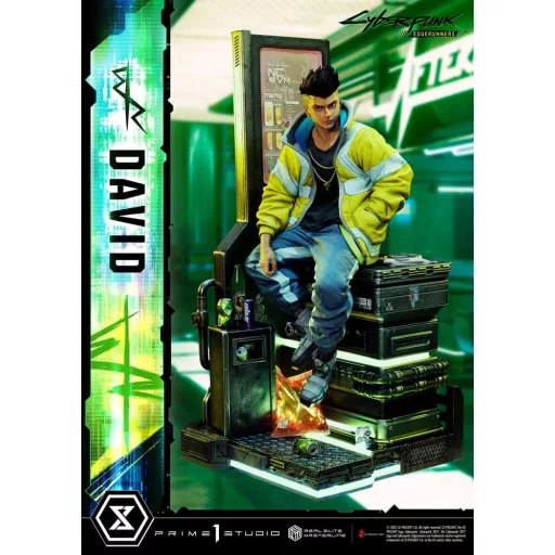 Cyberpunk: Edgerunners Real Elite Masterline Series Statue 1/4 David Bonus Version 58 cm