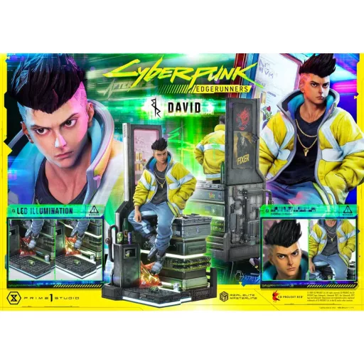 Cyberpunk: Edgerunners Real Elite Masterline Series Statue 1/4 David 58 cm