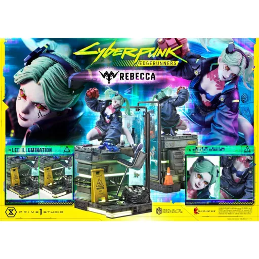 Cyberpunk: Edgerunners Real Elite Masterline Series Statue 1/4 Rebecca 54 cm