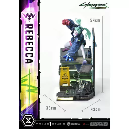Cyberpunk: Edgerunners Real Elite Masterline Series Statue 1/4 Rebecca 54 cm