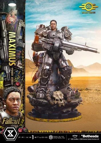 Fallout Real Elite Masterline Statue 1/4 Maximus Power Armor Deluxe Version 67 cm