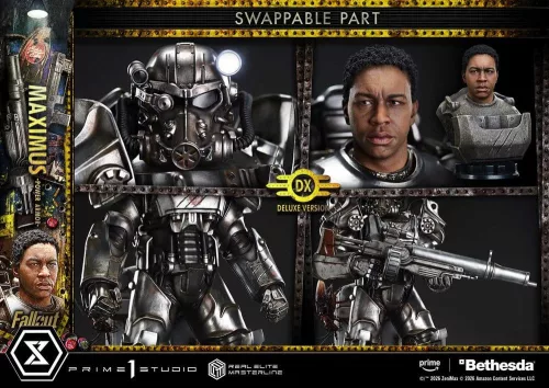Fallout Real Elite Masterline Statue 1/4 Maximus Power Armor Deluxe Version 67 cm