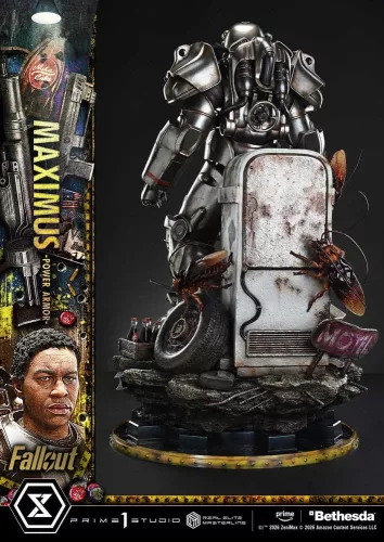 Fallout Real Elite Masterline Statue 1/4 Maximus Power Armor 67 cm
