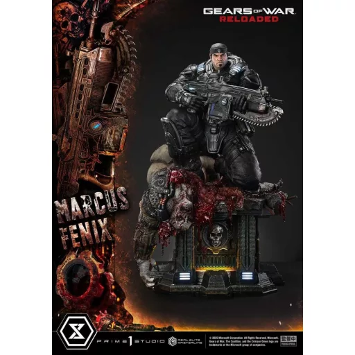 Gears of War: Reloaded Real Elite Masterline Series Statue 1/3 Marcus Fenix Ultimate Version 97 cm