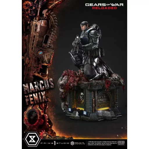 Gears of War: Reloaded Real Elite Masterline Series Statue 1/3 Marcus Fenix Ultimate Version 97 cm