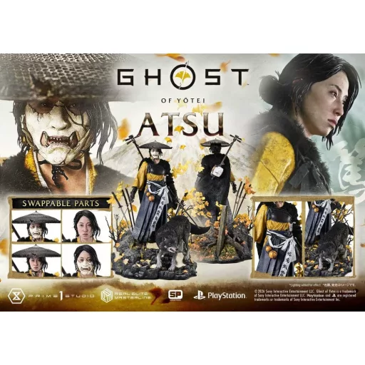Ghost of Yotei Real Elite Masterline Statue 1/4 Atsu 59 cm
