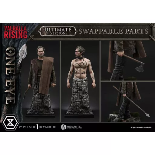 Valhalla Rising Real Elite Masterline Series Statue 1/4 One Eye Ultimate Bonus Version 57 cm