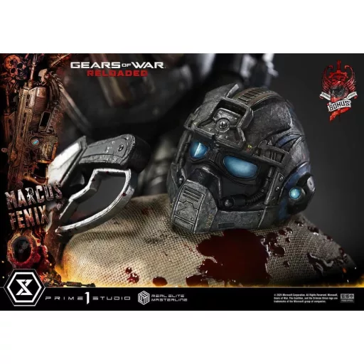 Gears of War: Reloaded Real Elite Masterline Series Statue 1/3 Marcus Fenix Ultimate Bonus Version 97 cm