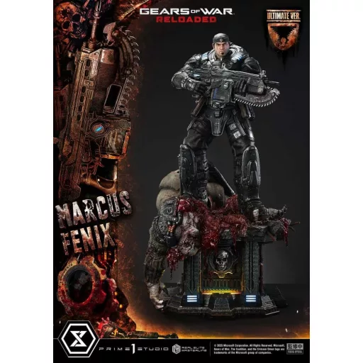 Gears of War: Reloaded Real Elite Masterline Series Statue 1/3 Marcus Fenix Ultimate Version 97 cm