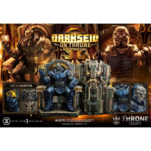 Throne Legacy Series Statue 1/4 Justice League (Comics) Darkseid on Throne Design by Carlos D'Anda Deluxe Bonus Version 65 cm