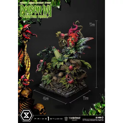 DC Comics Throne Legacy Collection Statue 1/4 Batman Poison Ivy Seduction Throne Deluxe Bonus Version 55 cm