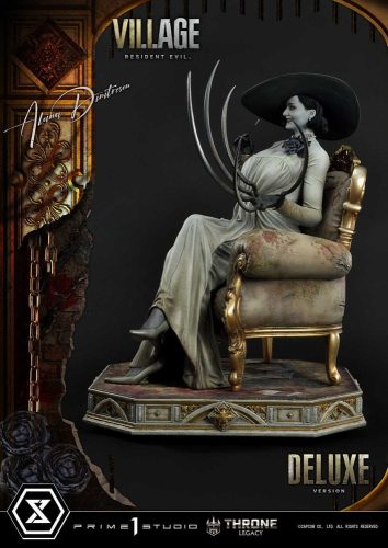 Resident Evil Village Throne Legacy Collection Statue 1/4 Alcina Dimitrescu Deluxe Version 66 cm