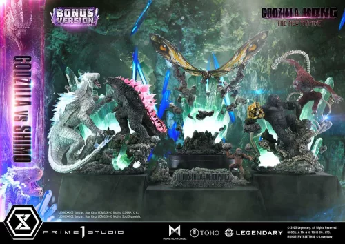 Godzilla x Kong: The New Empire Ultimate Diorama Masterline Series Statue Godzilla vs Shimo Bonus Version 86 cm