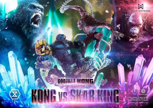 Godzilla x Kong: The New Empire Ultimate Diorama Masterline Series Statue Kong vs Skar King 104 cm