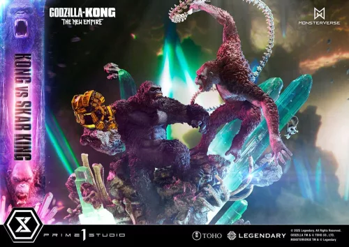 Godzilla x Kong: The New Empire Ultimate Diorama Masterline Series Statue Kong vs Skar King 104 cm