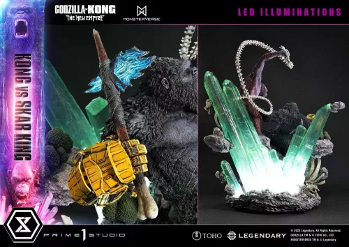 Godzilla x Kong: The New Empire Ultimate Diorama Masterline Series Statue Kong vs Skar King 104 cm