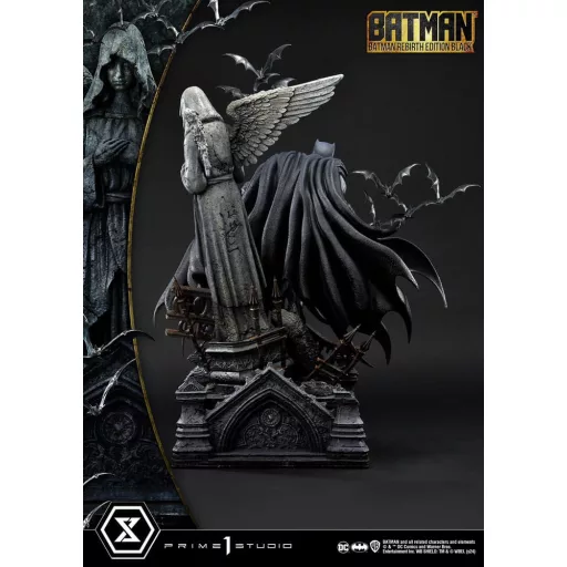 Batman Ultimate Premium Masterline Series Statue 1/4 Batman Rebirth Edition Black Deluxe Version 71 cm