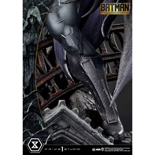 Batman Ultimate Premium Masterline Series Statue 1/4 Batman Rebirth Edition Black Deluxe Version 71 cm