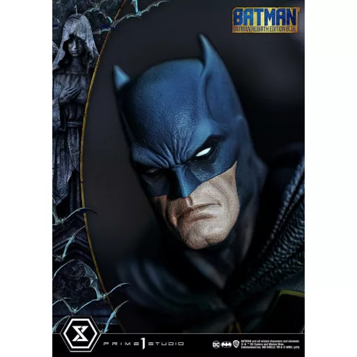 Batman Ultimate Premium Masterline Series Statue 1/4 Batman Rebirth Edition Blue 71 cm