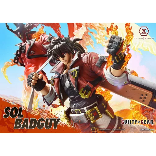 Guilty Gear Strive Ultimate Premium Masterline Series Statue 1/4 Sol Badguy Bonus Version 82 cm