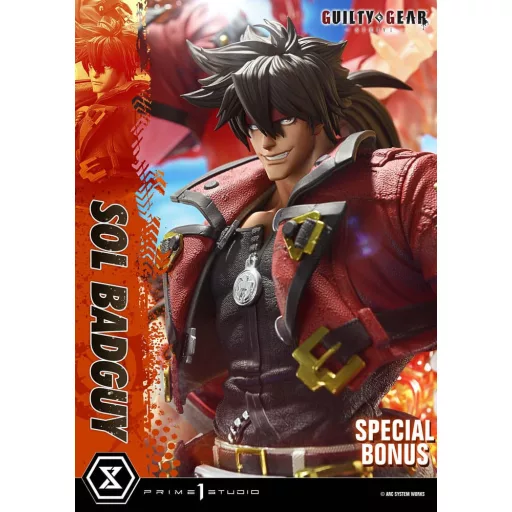 Guilty Gear Strive Ultimate Premium Masterline Series Statue 1/4 Sol Badguy Bonus Version 82 cm