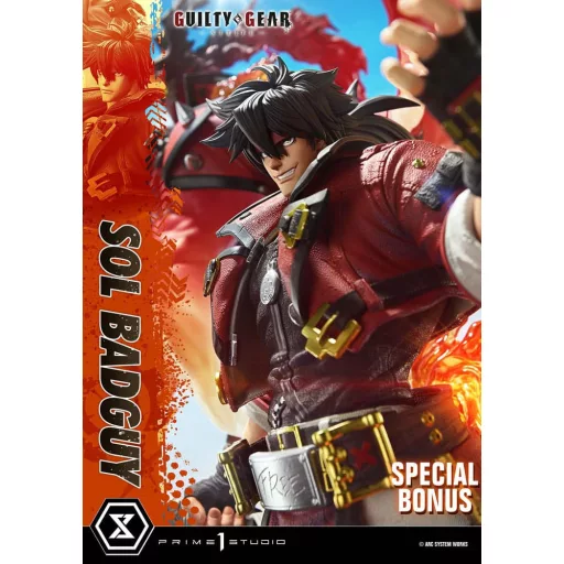 Guilty Gear Strive Ultimate Premium Masterline Series Statue 1/4 Sol Badguy Bonus Version 82 cm
