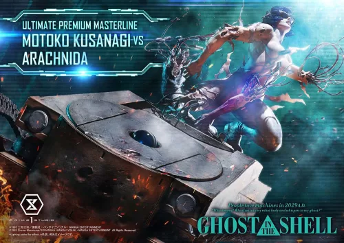 Ghost in the Shell Ultimate Premium Masterline Series Statue 1/4 Motoko Kusanagi vs Arachnida 68 cm