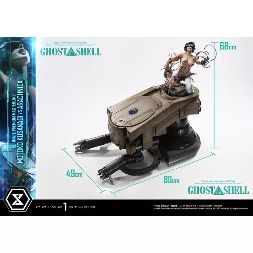 Ghost in the Shell Ultimate Premium Masterline Series Statue 1/4 Motoko Kusanagi vs Arachnida 68 cm