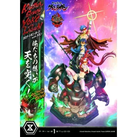   Gurren Lagann Ultimate Premium Masterline Series Statue 1/4 Kamina, Simon & Yoko with Lagann Deluxe Version 97 cm