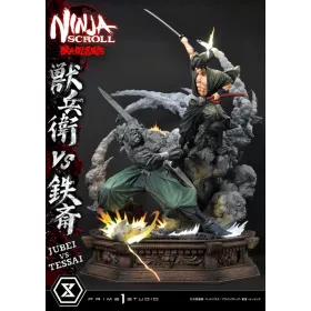   Ninja Scroll Ultimate Premium Masterline Series Statue 1/4 Jubei Versus Tessai 101 cm