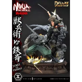   Ninja Scroll Ultimate Premium Masterline Series Statue 1/4 Jubei Versus Tessai Deluxe Bonus Version 101 cm