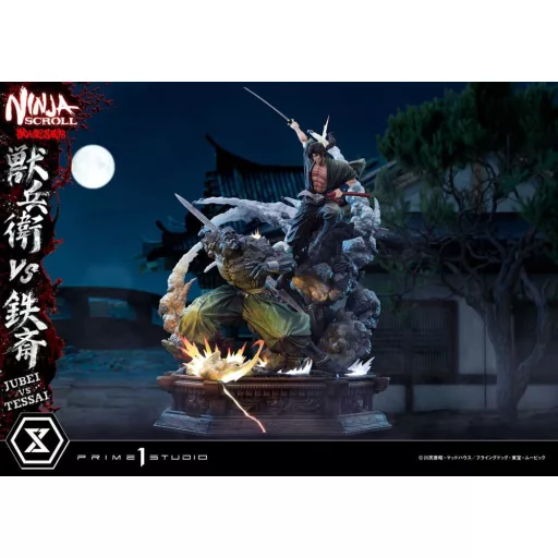 Ninja Scroll Ultimate Premium Masterline Series Statue 1/4 Jubei Versus Tessai 101 cm
