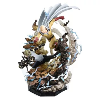   One-Punch Man Premium Masterline Series Statue 1/4 Saitama & Genos 73 cm