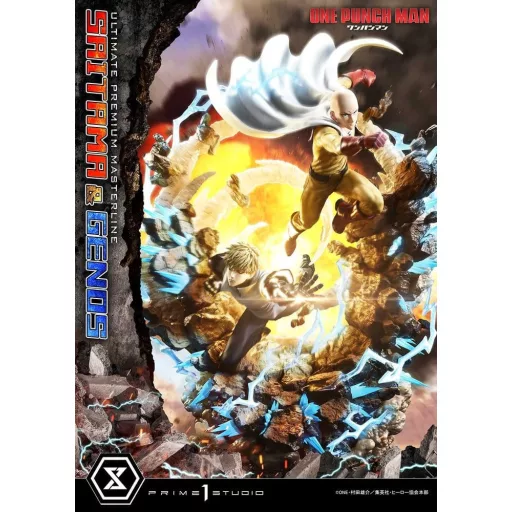 One-Punch Man Premium Masterline Series Statue 1/4 Saitama & Genos 73 cm