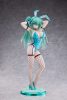 Original Character PVC Statue 1/4 Green Twin Tail Bunny-chan Fishnet Tights Ver. 43 cm