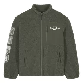 Attack On Titan Sherpa Jacket Logo Size L
