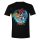 Yu-Gi-Oh! T-Shirt Group Shot Blue Vortex Size S