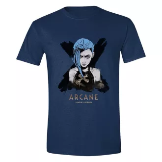 Arcane T-Shirt Jinx Portrait Size L