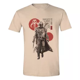 Star Wars The Mandalorian T-Shirt Mandalorian Script Size L