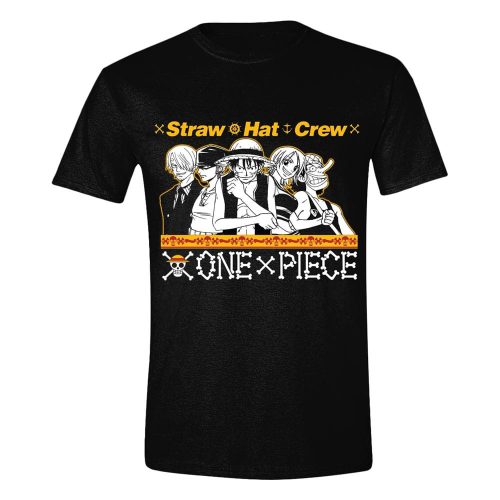 One Piece T-Shirt Straw Hat Crew Size S